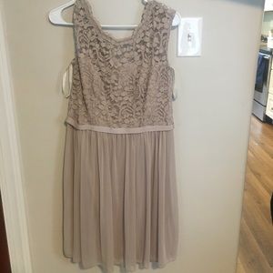 David’s Bridal dress with Lace and Chiffon